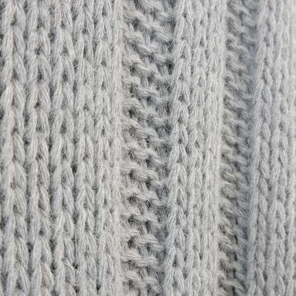 Italian Alpaca Wool Fringe Poncho - Picture 7 of 8